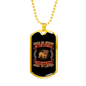 Dogs Do Speak Bulldog Necklace Stainless Steel or 18k Gold Dog Tag 24" Chain-Express Your Love Gifts