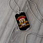 Dogs Do Speak Orange Necklace Stainless Steel or 18k Gold Dog Tag 24" Chain-Express Your Love Gifts