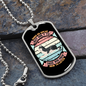 Dogs Do Speak Siberian Necklace Stainless Steel or 18k Gold Dog Tag 24" Chain-Express Your Love Gifts