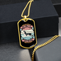 Dogs Do Speak Siberian Necklace Stainless Steel or 18k Gold Dog Tag 24" Chain-Express Your Love Gifts
