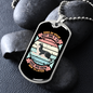 Dogs Do Speak Siberian Necklace Stainless Steel or 18k Gold Dog Tag 24" Chain-Express Your Love Gifts