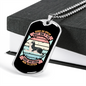 Dogs Do Speak Siberian Necklace Stainless Steel or 18k Gold Dog Tag 24" Chain-Express Your Love Gifts