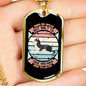 Dogs Do Speak Siberian Necklace Stainless Steel or 18k Gold Dog Tag 24" Chain-Express Your Love Gifts