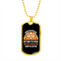Dogs Do Speak to Those Who Listen Necklace Stainless Steel or 18k Gold Dog Tag 24" Chain-Express Your Love Gifts