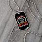 Dogs Do Speak White Head Necklace Stainless Steel or 18k Gold Dog Tag 24" Chain-Express Your Love Gifts