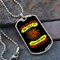 Dogs Do Speak Yellow Red Necklace Stainless Steel or 18k Gold Dog Tag 24" Chain-Express Your Love Gifts