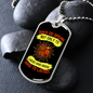 Dogs Do Speak Yellow Red Necklace Stainless Steel or 18k Gold Dog Tag 24" Chain-Express Your Love Gifts