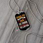 Dogs Do Speak Yellow White Necklace Stainless Steel or 18k Gold Dog Tag 24" Chain-Express Your Love Gifts
