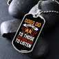 Dogs Do Speak Yellow White Necklace Stainless Steel or 18k Gold Dog Tag 24" Chain-Express Your Love Gifts