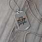 Dogs Favorite People Necklace Stainless Steel or 18k Gold Dog Tag 24" Chain-Express Your Love Gifts