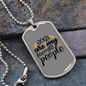 Dogs Favorite People Necklace Stainless Steel or 18k Gold Dog Tag 24" Chain-Express Your Love Gifts