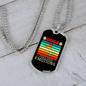 Dogs Feel Our Emotions Necklace Stainless Steel or 18k Gold Dog Tag 24" Chain-Express Your Love Gifts