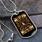 Dogs in Heaven Necklace Stainless Steel or 18k Gold Dog Tag 24" Chain-Express Your Love Gifts