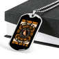 Dogs in Heaven Necklace Stainless Steel or 18k Gold Dog Tag 24" Chain-Express Your Love Gifts