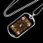 Dogs in Heaven Necklace Stainless Steel or 18k Gold Dog Tag 24" Chain-Express Your Love Gifts