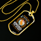 Dogs Live For The Day Necklace Stainless Steel or 18k Gold Dog Tag 24" Chain-Express Your Love Gifts
