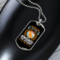 Dogs Live For The Day Necklace Stainless Steel or 18k Gold Dog Tag 24" Chain-Express Your Love Gifts