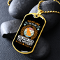 Dogs Live For The Day Necklace Stainless Steel or 18k Gold Dog Tag 24" Chain-Express Your Love Gifts