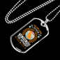 Dogs Live For The Day Necklace Stainless Steel or 18k Gold Dog Tag 24" Chain-Express Your Love Gifts