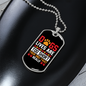 Dogs Lives Are Short Dog Prints Necklace Stainless Steel or 18k Gold Dog Tag 24" Chain-Express Your Love Gifts