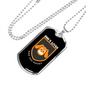 Dogs Lives Are Too Short Necklace Stainless Steel or 18k Gold Dog Tag 24" Chain-Express Your Love Gifts