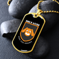 Dogs Lives Are Too Short Necklace Stainless Steel or 18k Gold Dog Tag 24" Chain-Express Your Love Gifts