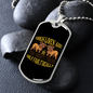 Dogs Lives Bulldogs Necklace Stainless Steel or 18k Gold Dog Tag 24" Chain-Express Your Love Gifts