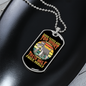 Dogs Lives Necklace Stainless Steel or 18k Gold Dog Tag 24" Chain-Express Your Love Gifts