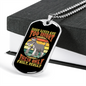 Dogs Lives Necklace Stainless Steel or 18k Gold Dog Tag 24" Chain-Express Your Love Gifts