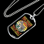 Dogs Lives Necklace Stainless Steel or 18k Gold Dog Tag 24" Chain-Express Your Love Gifts