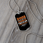Dogs Lives Short Necklace Stainless Steel or 18k Gold Dog Tag 24" Chain-Express Your Love Gifts