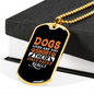 Dogs Lives Short Necklace Stainless Steel or 18k Gold Dog Tag 24" Chain-Express Your Love Gifts