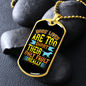 Dogs Lives Yellow Necklace Stainless Steel or 18k Gold Dog Tag 24" Chain-Express Your Love Gifts