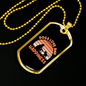 Dogs Love and Happiness Necklace Stainless Steel or 18k Gold Dog Tag 24" Chain-Express Your Love Gifts