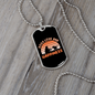 Dogs Love and Happiness Necklace Stainless Steel or 18k Gold Dog Tag 24" Chain-Express Your Love Gifts