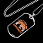 Dogs Love and Happiness Necklace Stainless Steel or 18k Gold Dog Tag 24" Chain-Express Your Love Gifts