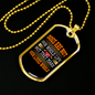 Dogs Make Lives Whole Yellow Necklace Stainless Steel or 18k Gold Dog Tag 24" Chain-Express Your Love Gifts