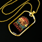 Dogs Never Bite Colors Necklace Stainless Steel or 18k Gold Dog Tag 24" Chain-Express Your Love Gifts