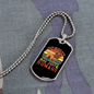 Dogs Never Bite Colors Necklace Stainless Steel or 18k Gold Dog Tag 24" Chain-Express Your Love Gifts