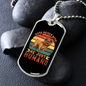 Dogs Never Bite Colors Necklace Stainless Steel or 18k Gold Dog Tag 24" Chain-Express Your Love Gifts