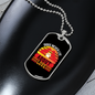 Dogs Never Lie Necklace Stainless Steel or 18k Gold Dog Tag 24" Chain-Express Your Love Gifts
