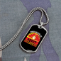 Dogs Never Lie Necklace Stainless Steel or 18k Gold Dog Tag 24" Chain-Express Your Love Gifts