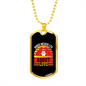 Dogs Never Lie Necklace Stainless Steel or 18k Gold Dog Tag 24" Chain-Express Your Love Gifts