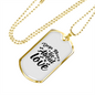 Dogs Never Lie TranspArent Necklace Stainless Steel or 18k Gold Dog Tag 24" Chain-Express Your Love Gifts