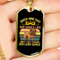 Dogs Not Our Life Bulldog Necklace Stainless Steel or 18k Gold Dog Tag 24" Chain-Express Your Love Gifts