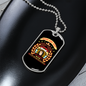 Dogs Not Our Life Necklace Stainless Steel or 18k Gold Dog Tag 24" Chain-Express Your Love Gifts