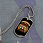 Dogs Not Our Life Necklace Stainless Steel or 18k Gold Dog Tag 24" Chain-Express Your Love Gifts