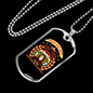Dogs Not Our Life Necklace Stainless Steel or 18k Gold Dog Tag 24" Chain-Express Your Love Gifts