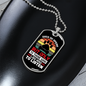 Dogs Speak Paw Necklace Stainless Steel or 18k Gold Dog Tag 24" Chain-Express Your Love Gifts