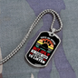 Dogs Speak Paw Necklace Stainless Steel or 18k Gold Dog Tag 24" Chain-Express Your Love Gifts